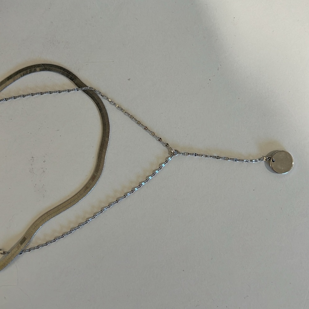 Silver necklace - Picture 4 of 4